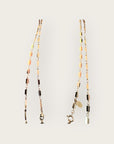 GAS BIJOUX - Collier SCAPULAIRE serti doré à l'or fin - Nacre blanche et Citrine