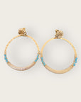 GAS BIJOUX - Boucles d'oreilles MINI MACAO dorée à l'or fin
