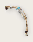 GAS BIJOUX - Collier SCAPULAIRE SERTI KALI doré à l'or fin
