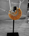 GAS BIJOUX - Boucles d'oreilles IZZIA petit modèle dorées - Orange