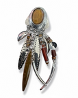 GAS BIJOUX - Boucles d'oreilles BALANDRA en métal argenté - NOUVEAU MODELE