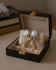 GAS BIJOUX - Boucles d'oreilles BALAMDRA dorées à l'or fin - NOUVEAU MODELE