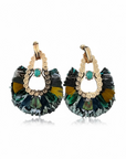 GAS BIJOUX - Boucles d'oreilles FORTALEZA dorées à l'or fin - NOUVELLE COULEUR