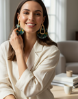 GAS BIJOUX - Boucles d'oreilles FORTALEZA dorées à l'or fin - NOUVELLE COULEUR