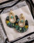 GAS BIJOUX - Boucles d'oreilles FORTALEZA dorées à l'or fin - NOUVELLE COULEUR