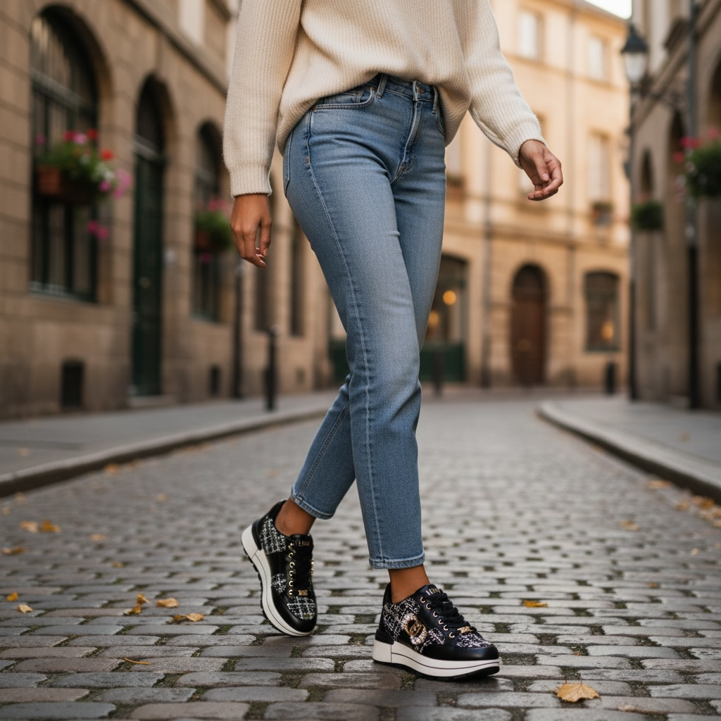 LUI JO - BASKETS - AMAZING - black and gold