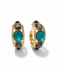 GAS BIJOUX - Boucles d'oreilles OREA - Améthyste, Jaspe et Onyx vert