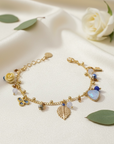 GAS BIJOUX - Bracelet serti doré à l'or fin