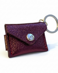 BY TOPAZE - PORTE CLEFS MINI SAC EN CUIR - 19 COULEURS DIFFERENTES