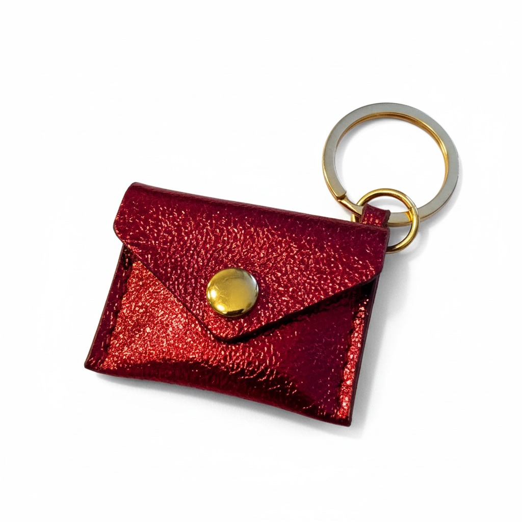 BY TOPAZE - PORTE CLEFS MINI SAC EN CUIR - 19 COULEURS DIFFERENTES