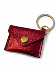 BY TOPAZE - PORTE CLEFS MINI SAC EN CUIR - 19 COULEURS DIFFERENTES