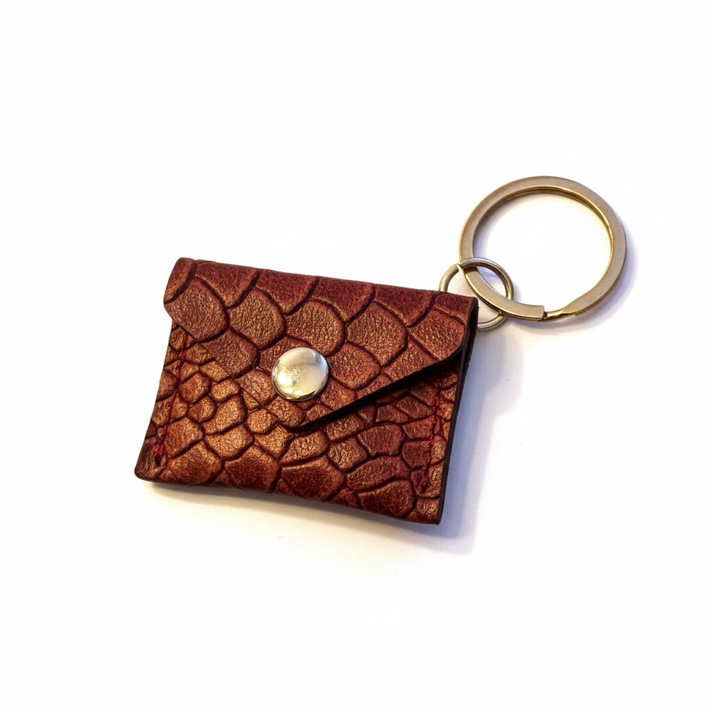 BY TOPAZE - PORTE CLEFS MINI SAC EN CUIR - 19 COULEURS DIFFERENTES