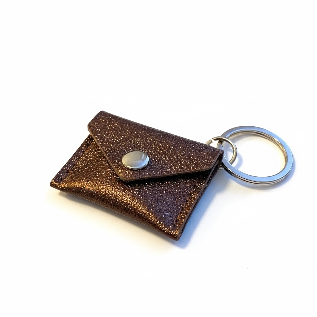 BY TOPAZE - PORTE CLEFS MINI SAC EN CUIR - 19 COULEURS DIFFERENTES