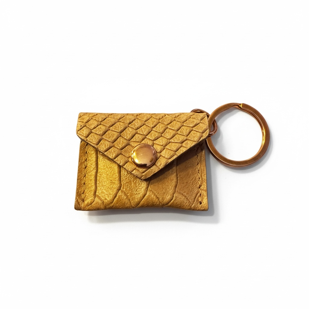 BY TOPAZE - PORTE CLEFS MINI SAC EN CUIR - 19 COULEURS DIFFERENTES