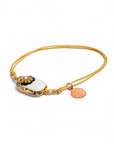 GAS BIJOUX - Bracelet SCARAMOUCHE émail doré à l'or fin