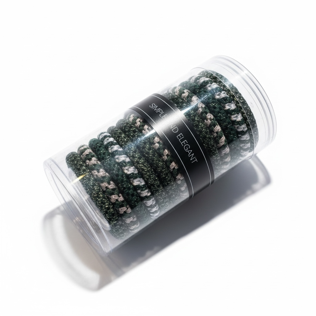 BY TOPAZE - TUBE DE 15 ELASTIQUES OU BRACELETS - 10 TUBES DIFFÉRENTS