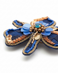 EX VOTO - BROCHE FLEUR BLEUE