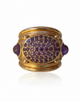 GAS BIJOUX - BAGUE SIMONE AMESTHYSTE - LES PRÉCIEUSES -  TAILLE L