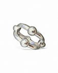 GAS BIJOUX - BAGUE RIVAGE en métal argenté - 2 tailles