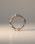 GAS BIJOUX - BAGUE RIVAGE en métal argenté - 2 tailles
