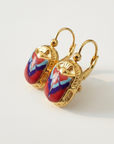GAS BIJOUX - BOUCLES D’OREILLES SCARAMOUCHE dorées à l’or fin