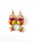 GAS BIJOUX - BOUCLES D’OREILLES SCARAMOUCHE dorées à l’or fin