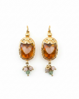 GAS BIJOUX - BOUCLES D’OREILLES SCARAMOUCHE dorées à l’or fin