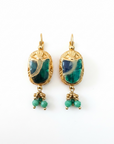 GAS BIJOUX - BOUCLES D’OREILLES SCARAMOUCHE dorées à l’or fin