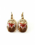 GAS BIJOUX - BOUCLES D’OREILLES SCARAMOUCHE dorées à l’or fin