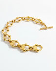GAS BIJOUX - BRACELET RIVAGE MINI DORE à l'or fin - TAILLE 2