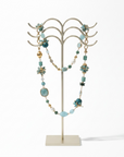 GAS BIJOUX - SAUTOIR VICTORIEN - Turquoise, Malachite, Aventurine