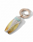 GAS BIJOUX - PORTE CLEFS CIGALE GRAND MODELE DORE ET EMAIL