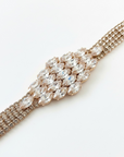 JORGINA - BRACELET CRISTAUX DE SWAROWSKI BLANCS