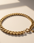 GAS BIJOUX - COLLIER MAILLE VINTAGE DORÉ GRAND MODELE