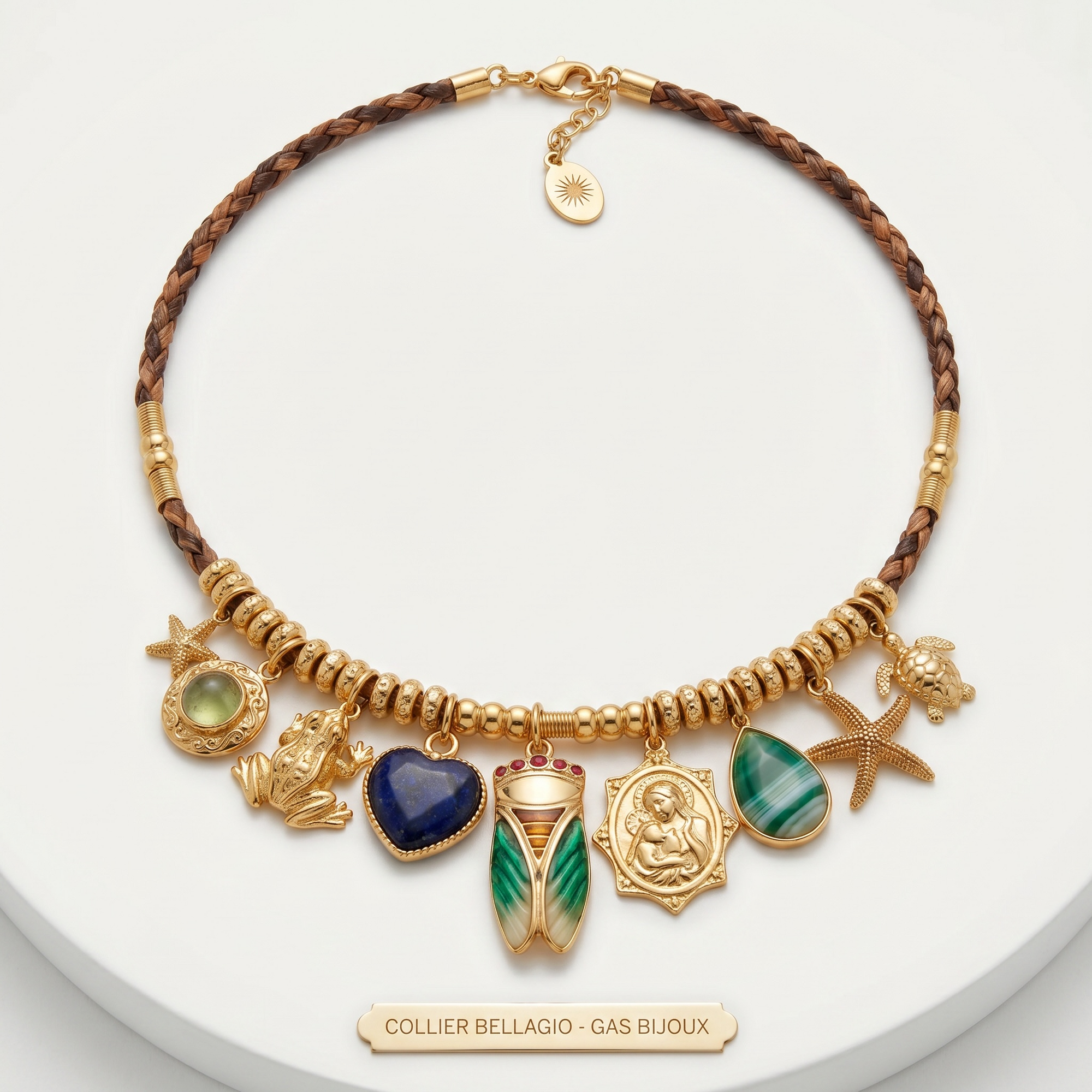 GAS BIJOUX - COLLIER BELLAGIO DORÉ