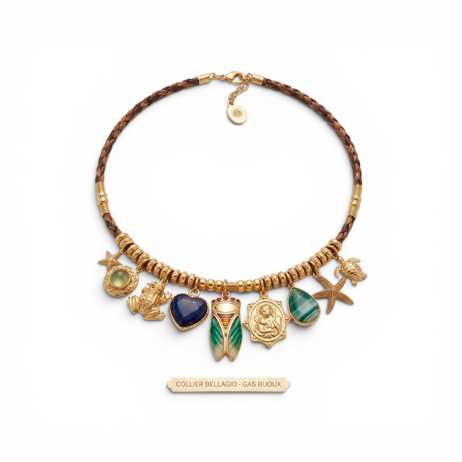 GAS BIJOUX - COLLIER BELLAGIO DORÉ