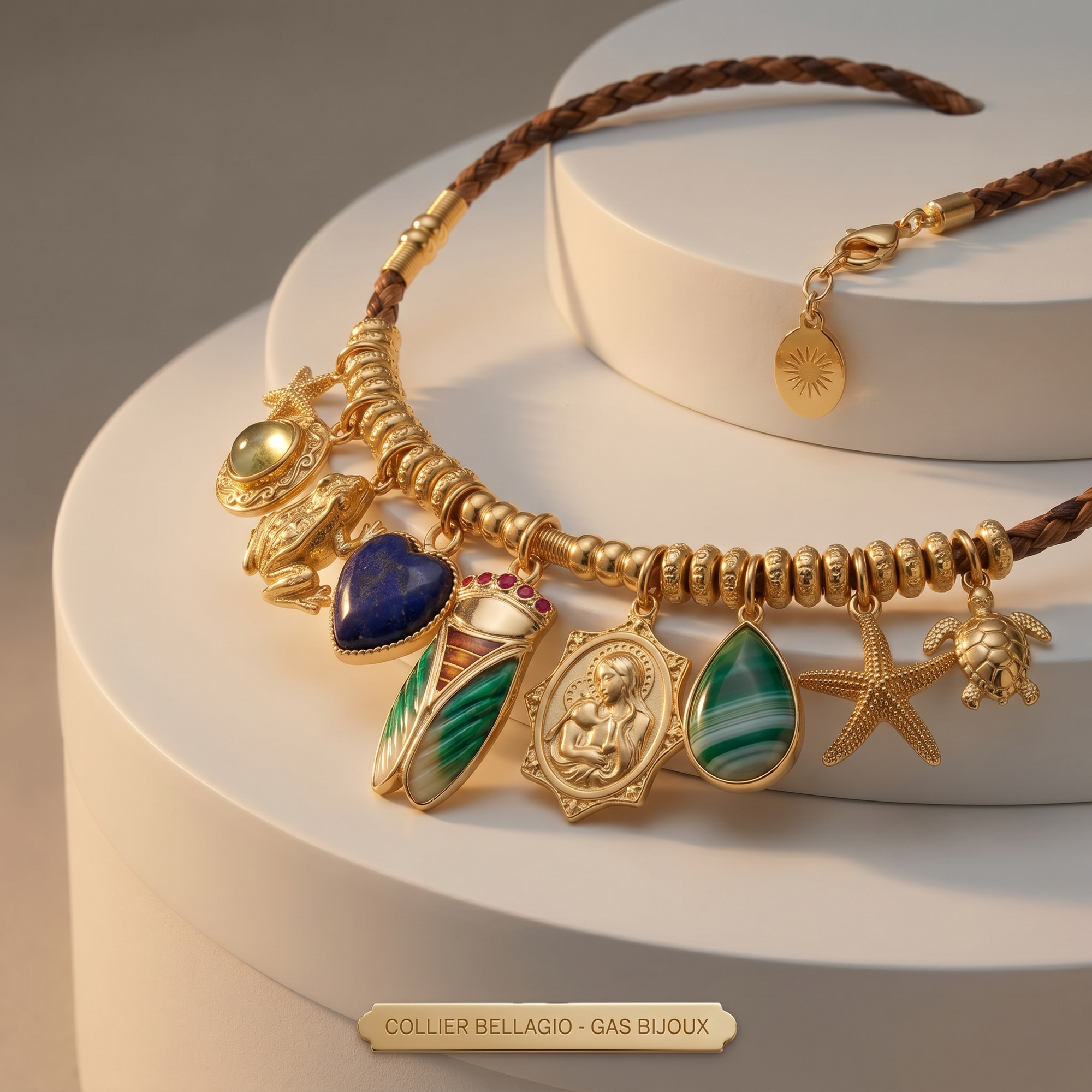 GAS BIJOUX - COLLIER BELLAGIO DORÉ