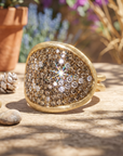 LSONGE - BAGUE LUMIERE DOREE AJUSTABLE