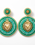 HYPNOCHIC - BOUCLES D'OREILLES COLLECTION MARIE - TURQUOISE
