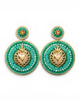 HYPNOCHIC - BOUCLES D'OREILLES COLLECTION MARIE - TURQUOISE