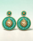 HYPNOCHIC - BOUCLES D'OREILLES COLLECTION MARIE - TURQUOISE