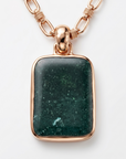 GAS BIJOUX - SAUTOIR AURA DORE - AMAZONITE