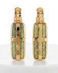 GAS BIJOUX - BOUCLES D'OREILLES AURA grand modèle CLIPS - AMAZONITE