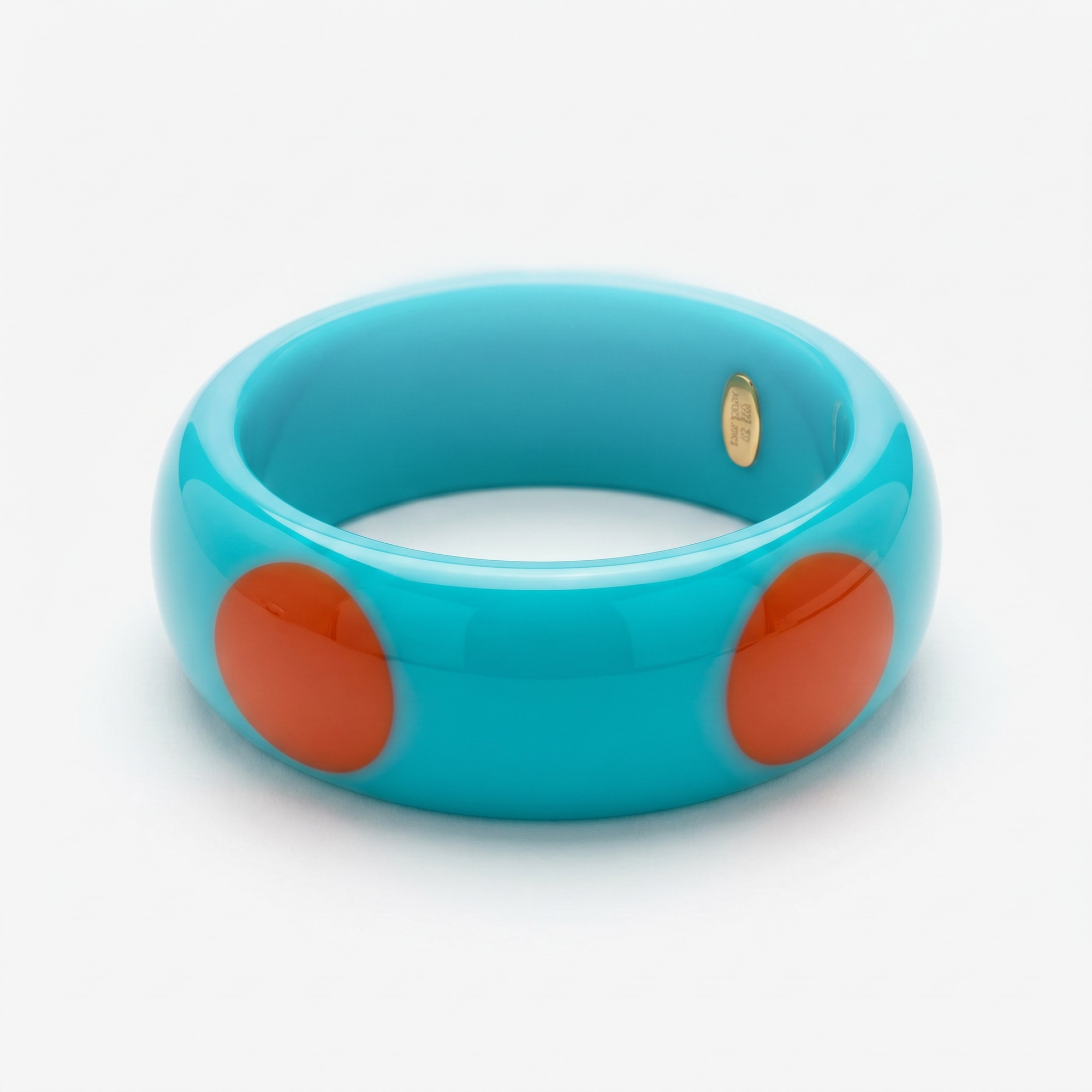 GAS BIJOUX - JONC COCCI ACETATE TURQUOISE