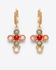 GAS BIJOUX - BOUCLES D'OREILLES TAO CRUZITA DORÉES