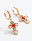GAS BIJOUX - BOUCLES D'OREILLES TAO CRUZITA DORÉES