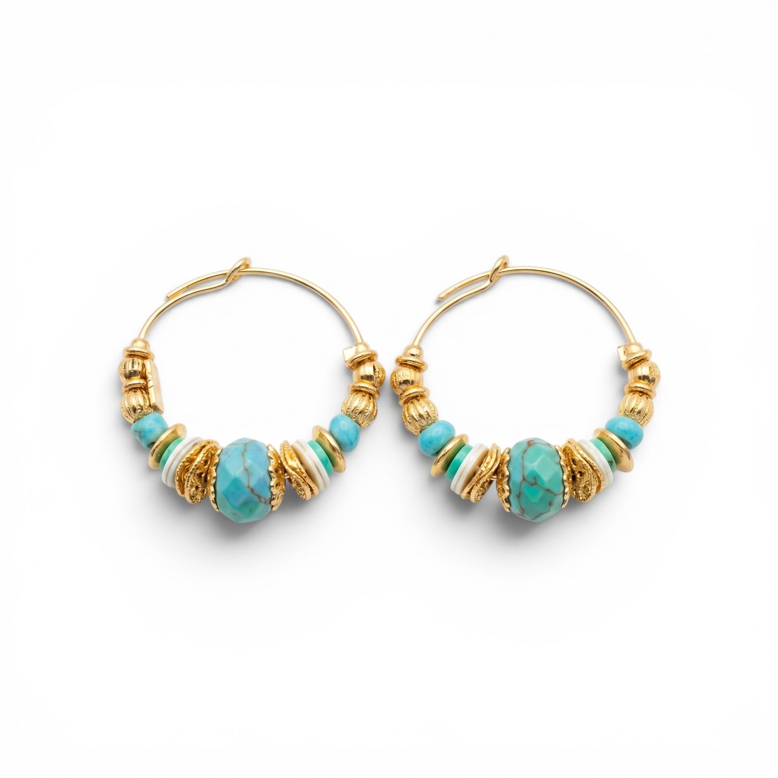 GAS BIJOUX - BOUCLES D'OREILLES ALOHA MINI DORÉES