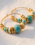GAS BIJOUX - BOUCLES D'OREILLES ALOHA MINI DORÉES