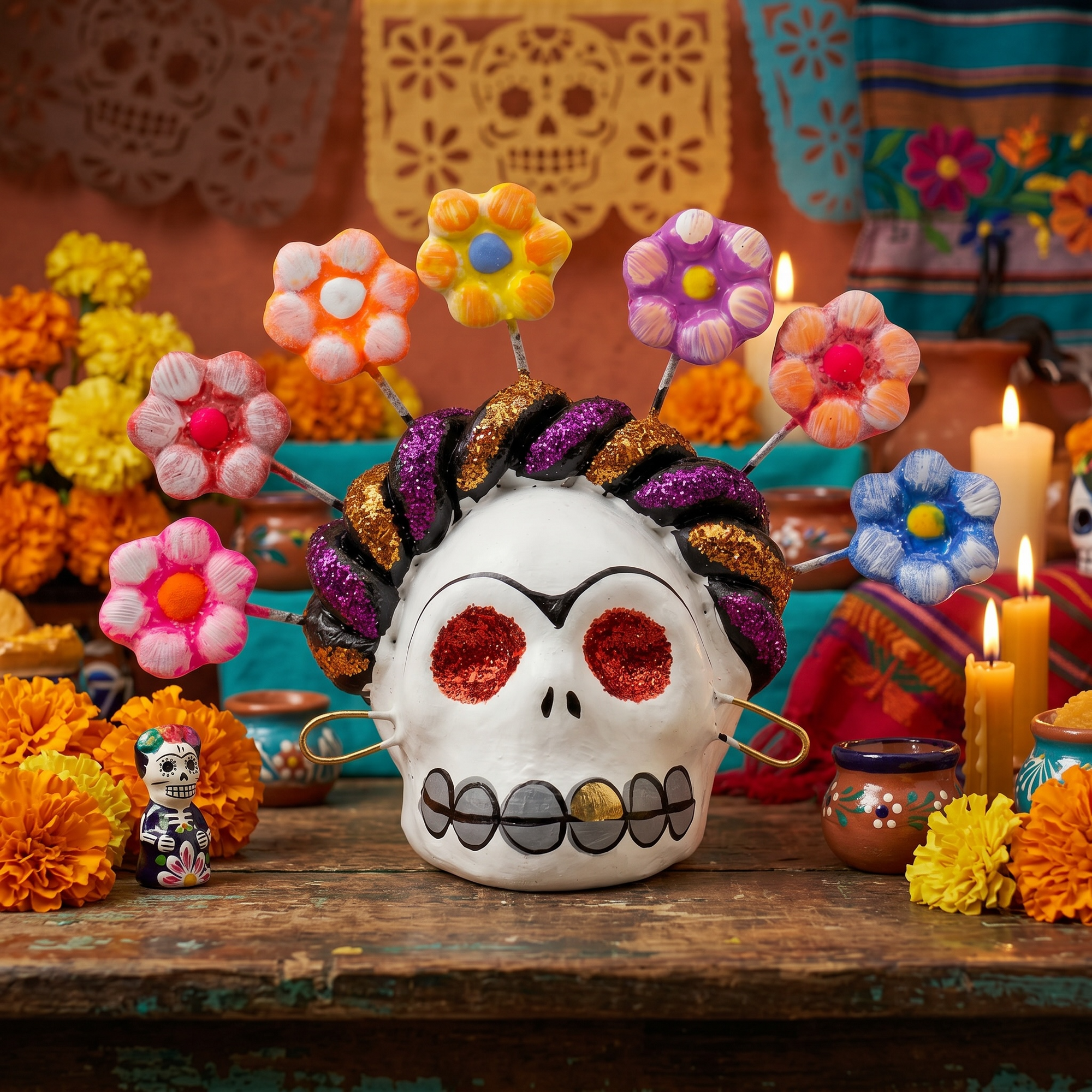 TIENDAS EQUIPULAS - CRANE FRIDA MEXICAIN - ART MEXICAIN AUTHENTIQUE