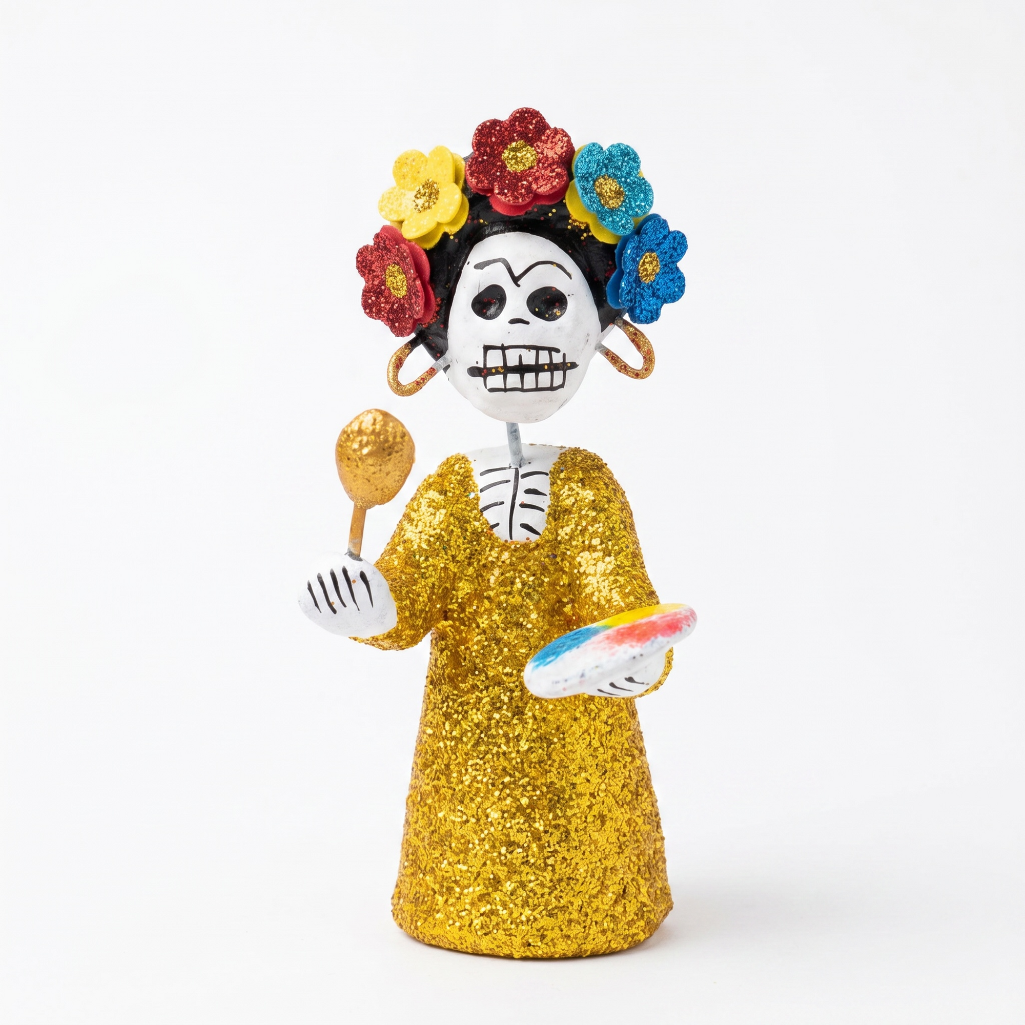 TIENDAS ESQUIPILAS - FRIDA ARTISTE - FIGURINES ARTISANALES - 5 COULEURS